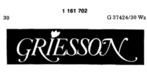 GRIESSON Logo (DPMA, 07.11.1989)