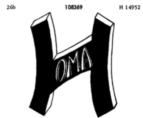 HOMA Logo (DPMA, 10.10.1907)