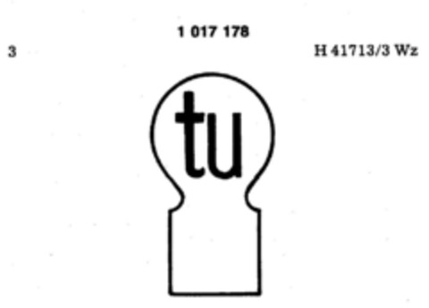 tu Logo (DPMA, 09.04.1976)