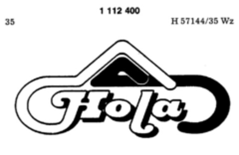 Hola Logo (DPMA, 01/13/1987)