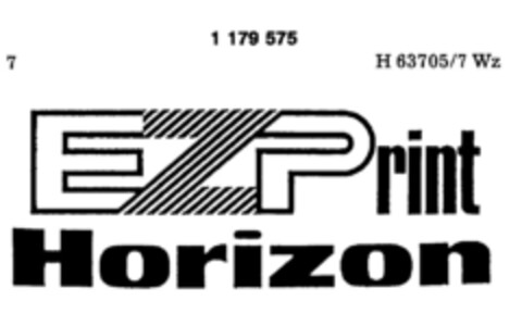 EZPrint Horizon Logo (DPMA, 18.06.1990)