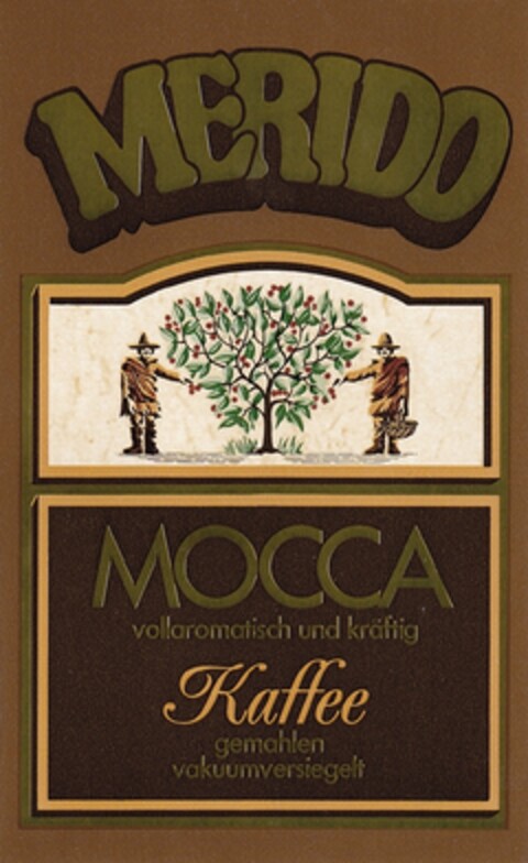 MERIDO MOCCA Logo (DPMA, 04.10.1979)