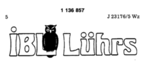 iBL Lührs Logo (DPMA, 12.08.1988)