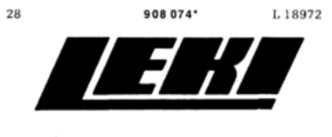 LEKI Logo (DPMA, 27.12.1972)