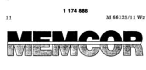 MEMCOR Logo (DPMA, 11/02/1989)