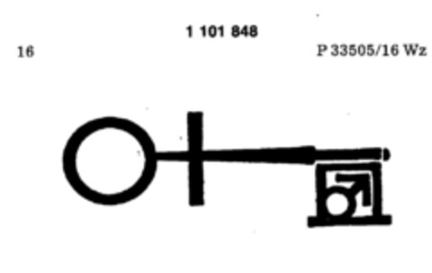 1101848 Logo (DPMA, 13.01.1986)