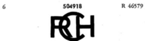 RCH Logo (DPMA, 02.03.1938)