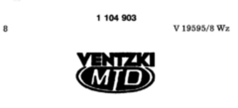 VENTZKI MTD Logo (DPMA, 13.11.1985)