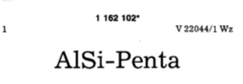AlSi-Penta Logo (DPMA, 30.03.1990)