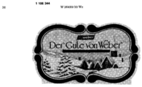 Der Gute von Weber Logo (DPMA, 11.09.1986)