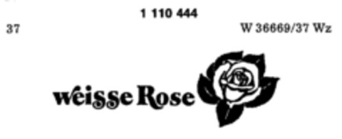 weisse Rose Logo (DPMA, 11/18/1986)