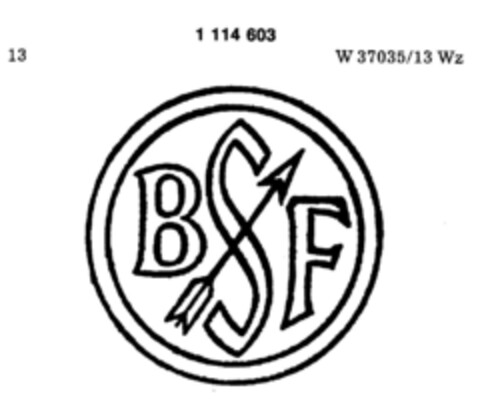 BSF Logo (DPMA, 04/13/1987)
