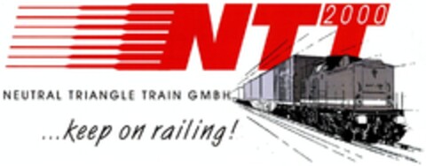 NTT 2000 NEUTRAL TRIANGLE TRAIN GMBH ...keep on railing! Logo (DPMA, 12.02.2008)