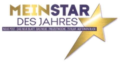 MEIN STAR DES JAHRES Logo (DPMA, 05.05.2011)