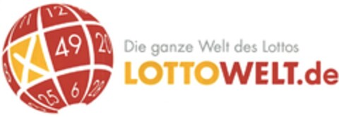 Die ganze Welt des Lottos LOTTOWELT.de Logo (DPMA, 24.03.2015)
