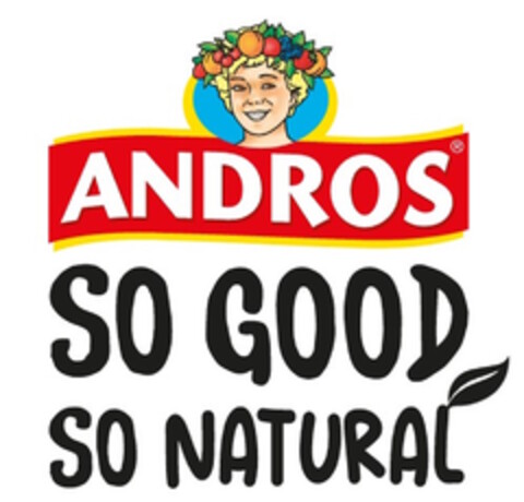 ANDROS SO GOOD SO NATURAL Logo (DPMA, 06/07/2023)