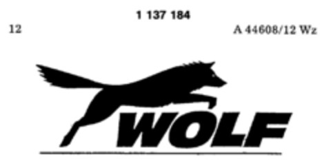 WOLF Logo (DPMA, 20.05.1988)