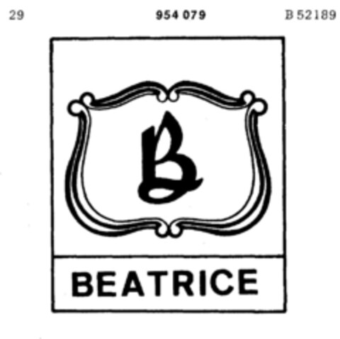 BEATRICE Logo (DPMA, 05.02.1974)
