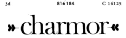 charmor Logo (DPMA, 29.05.1965)