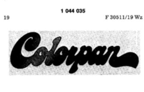 Colorpan Logo (DPMA, 21.05.1981)