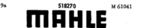MAHLE Logo (DPMA, 25.07.1939)