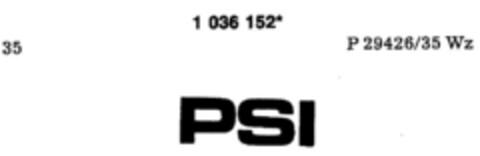 PSI Logo (DPMA, 18.06.1982)