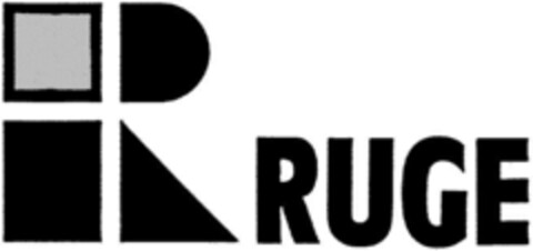 RUGE Logo (DPMA, 09.07.1992)