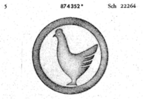 874352 Logo (DPMA, 09.07.1970)