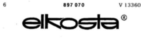 elkosta Logo (DPMA, 18.09.1971)