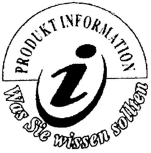 PRODUKTINFORMATION Was Sie wissen sollten Logo (DPMA, 12.06.2001)