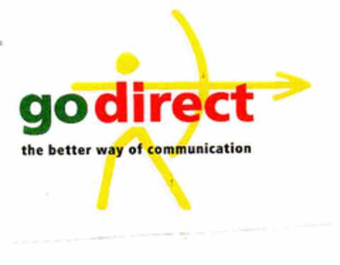 go direct, the better way of communication Logo (DPMA, 23.07.2001)