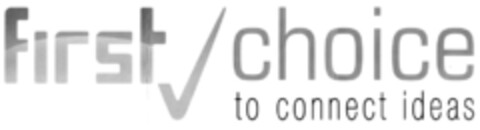 First choice to connect ideas Logo (DPMA, 14.07.2010)