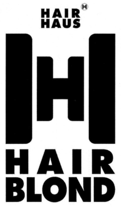 HAIR HAUS H HAIR BLOND Logo (DPMA, 16.09.2011)