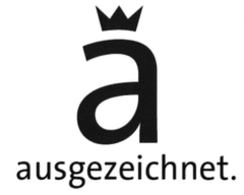 a ausgezeichnet. Logo (DPMA, 03.06.2015)