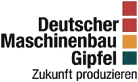 Deutscher Maschinenbau Gipfel Zukunft produzieren Logo (DPMA, 09/15/2020)