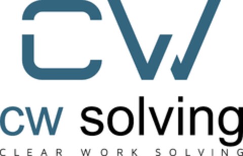 CW CW solving CLEAR WORK SOLVING Logo (DPMA, 13.10.2020)