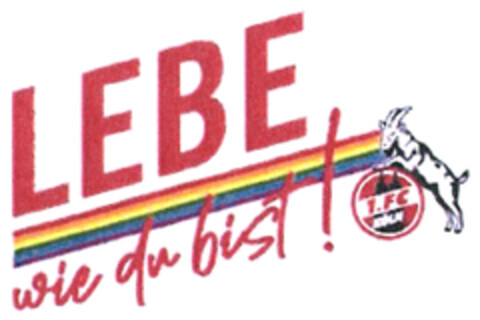 LEBE wie du bist! 1. FC KÖLN Logo (DPMA, 07/01/2022)