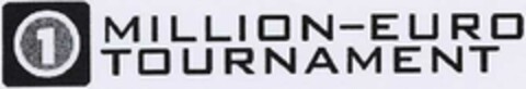 1 MILLION-EURO TOURNAMENT Logo (DPMA, 25.04.2002)