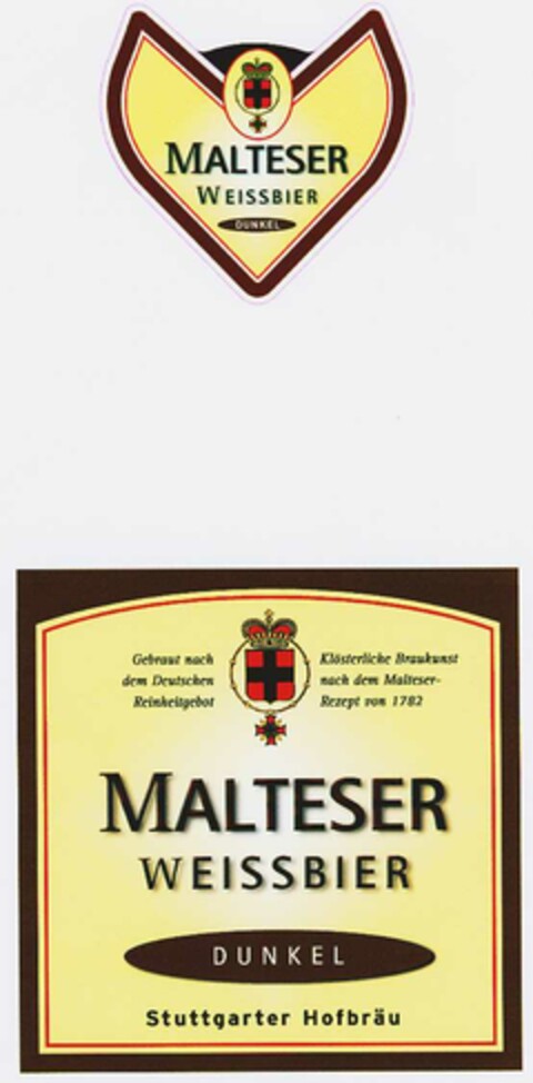 MALTESER WEISSBIER DUNKEL Logo (DPMA, 05/08/2002)