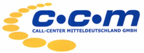 c.c.m CALL-CENTER MITTELDEUTSCHLAND GMBH Logo (DPMA, 07/14/2003)