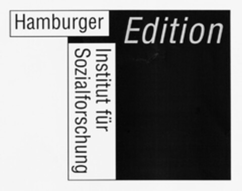 Hamburger Institut für Sozialforschung Edition Logo (DPMA, 13.05.2004)
