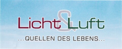Licht&Luft ... QUELLEN DES LEBENS ... Logo (DPMA, 08/08/2007)