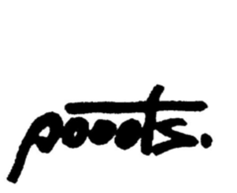 pooots. Logo (DPMA, 01/18/1995)