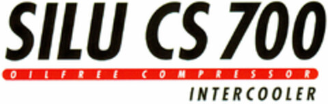 SILU CS 700 OILFREE COMPRESSOR INTERCOOLER Logo (DPMA, 07.09.1996)