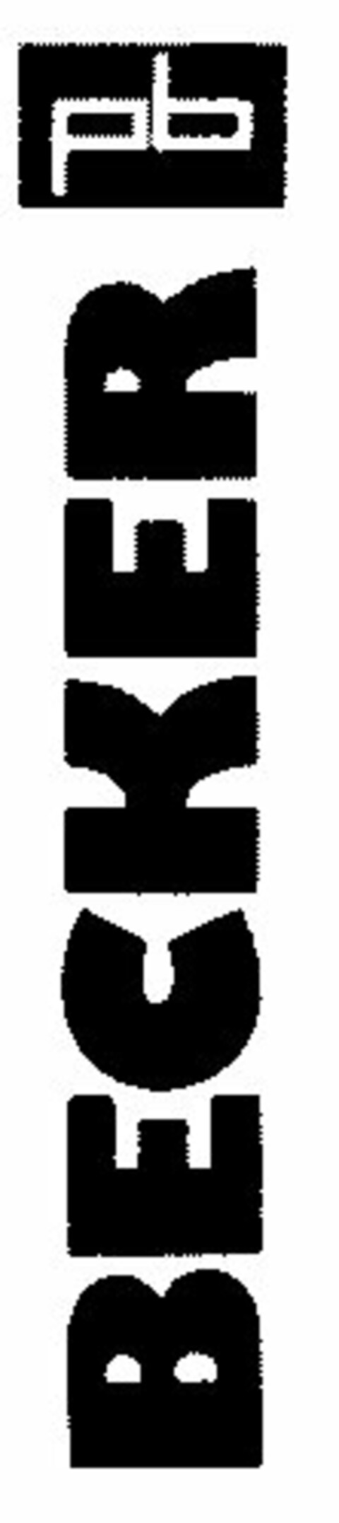 pb BECKER Logo (DPMA, 11.07.1997)