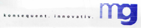 konsequent. innovativ. mg Logo (DPMA, 02/24/1998)