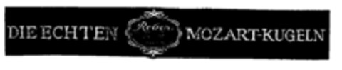 DIE ECHTEN Reber MOZART-KUGELN Logo (DPMA, 03/17/1998)