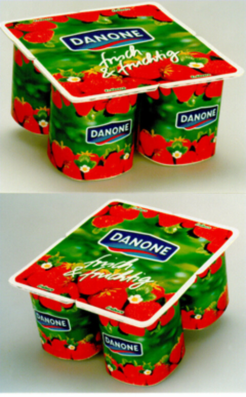 DANONE frisch & fruchtig Logo (DPMA, 05.05.1998)