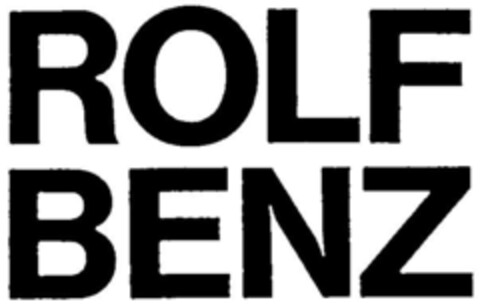 ROLF BENZ Logo (DPMA, 23.11.1998)