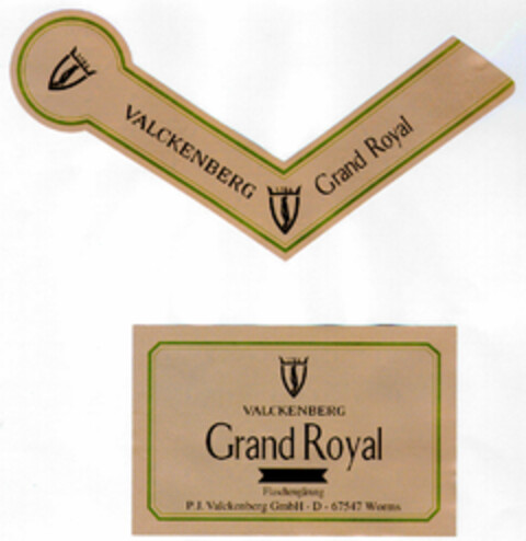 VALCKENBERG Grand Royal Logo (DPMA, 07/30/1999)